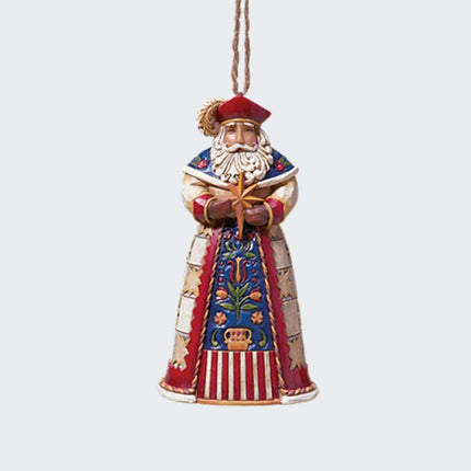 Santa Around the World Polish Santa Ornament created by JIM SHORE and designed by Ornament Shop
