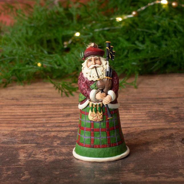 Scottish Santa Jim Shore Ornament created by JIM SHORE and designed by Ornament Shop