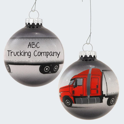 Semi Truck Driver Ornament created by BRONNERS and designed by Ornament Shop