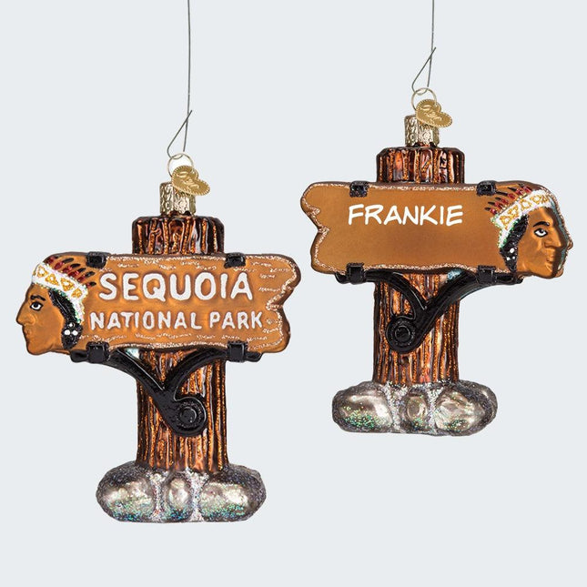 Sequoia National Park Ornament created by OLD WORLD CHRISTMAS and designed by Ornament Shop