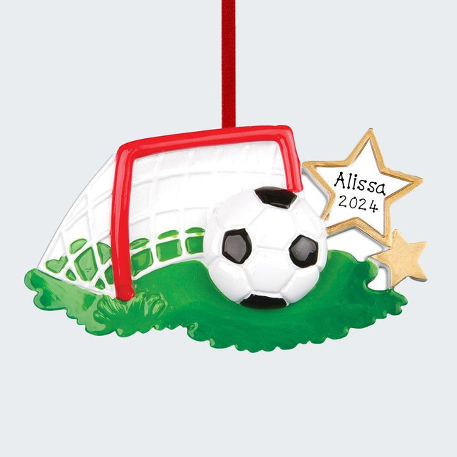 Soccer Ball and Goal Ornament created by ORNAMENT SHOP