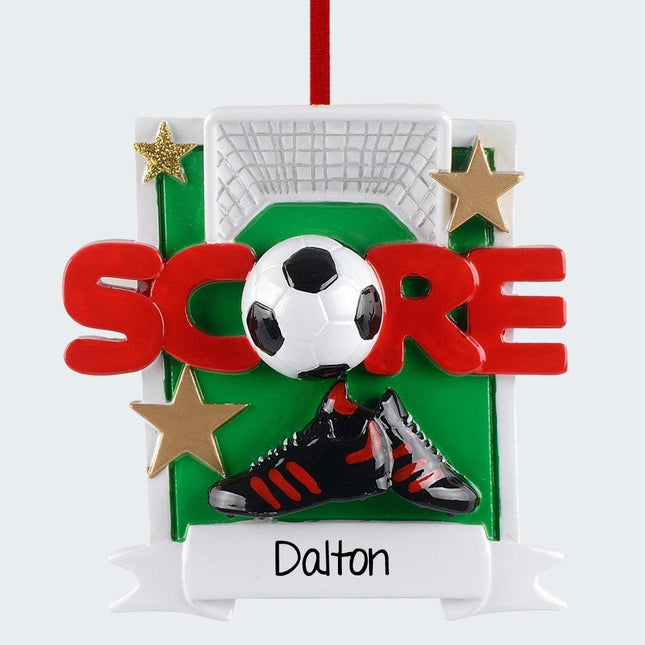Soccer Score Ornament created by RUDOLPH AND ME and designed by Ornament Shop
