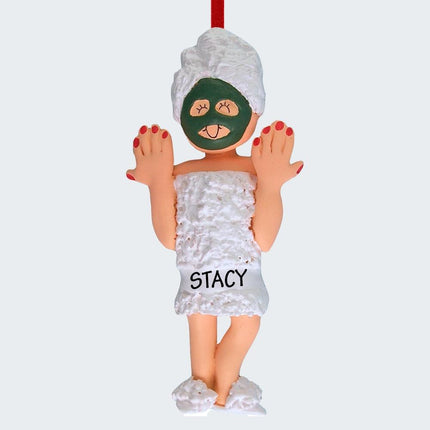 Spa Day Christmas Ornament created by ORNAMENT SHOP