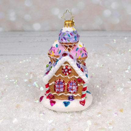 Sprinkled Sundae Chalet Ornament created by CHRISTOPHER RADKO and designed by Ornament Shop