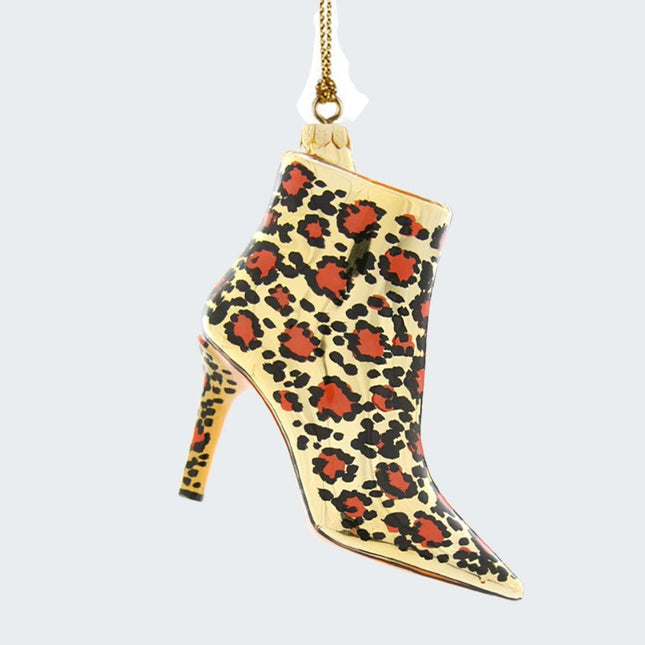 Stiletto Boot Leopard Ornament created by ORNAMENT SHOP