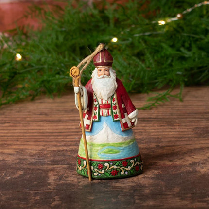 Swiss Santa Jim Shore Ornament created by JIM SHORE and designed by Ornament Shop