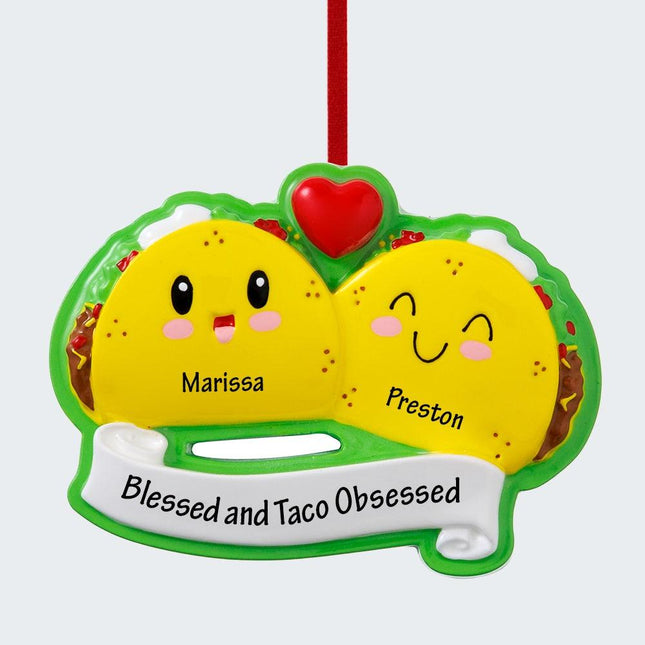 Taco Couple Ornament created by ORNAMENT SHOP