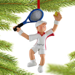 Tennis Player Boy or Girl Personalized Ornament - GENDER - Boy created by ORNAMENT SHOP