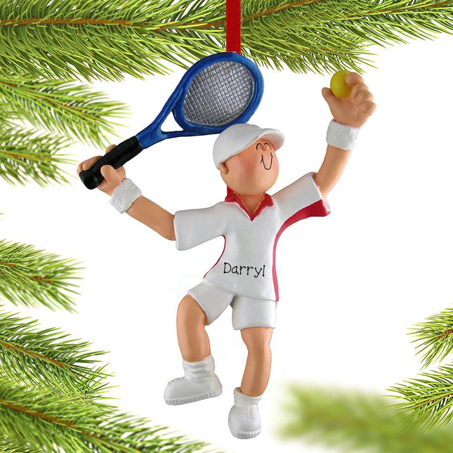 Tennis Player Boy or Girl Personalized Ornament - GENDER - Boy created by ORNAMENT SHOP