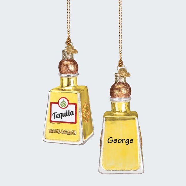 Tequila Bottle Ornament created by OLD WORLD CHRISTMAS and designed by Ornament Shop
