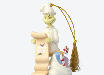 The Grinchs List Ornament