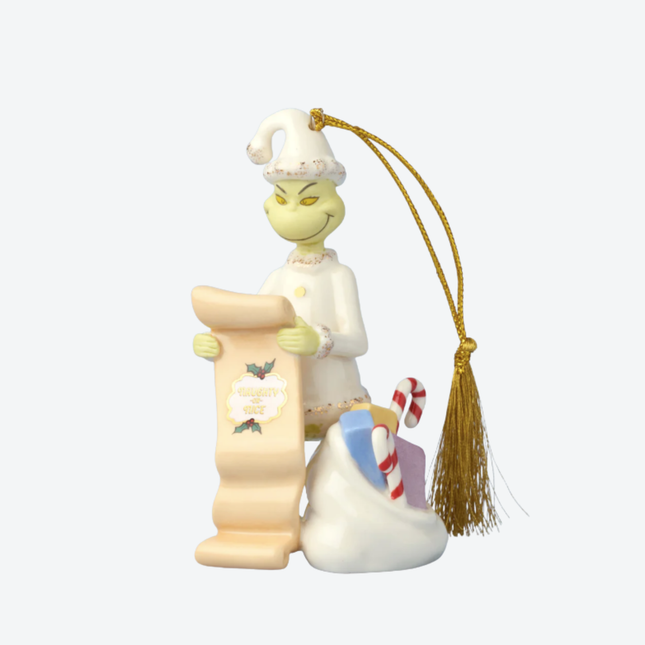 The Grinchs List Ornament