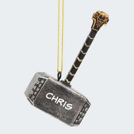 Thor's Hammer Ornament created by TREE BUDDEES and designed by Ornament Shop