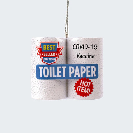 Toilet Paper Ornament created by KURT ADLER and designed by Ornament Shop