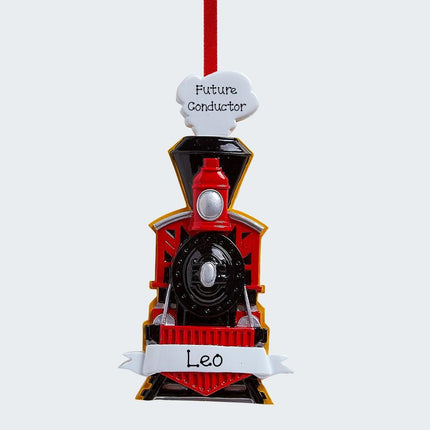 Train Coming Ornament created by RUDOLPH AND ME and designed by Ornament Shop
