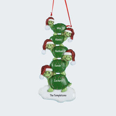 Turtle Family of 5 Ornament created by KURT ADLER and designed by Ornament Shop