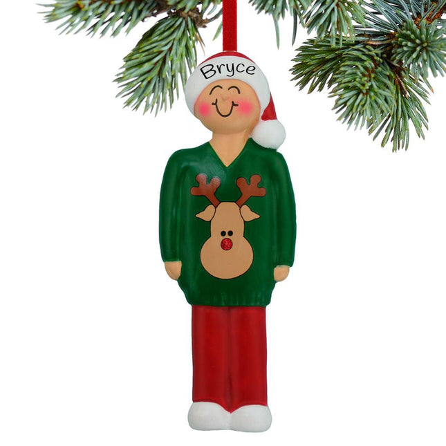 Ugly Christmas Sweater Contest Winner Ornament created by ORNAMENT SHOP
