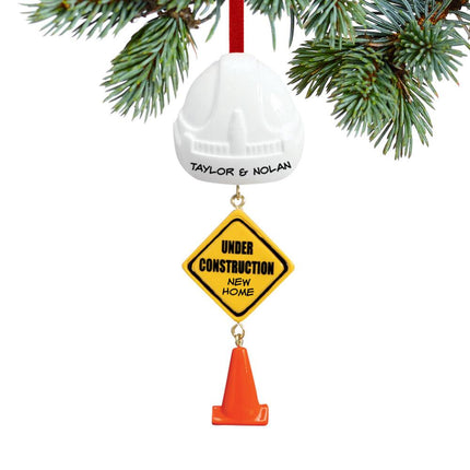Under Construction Ornament created by RUDOLPH AND ME and designed by Ornament Shop