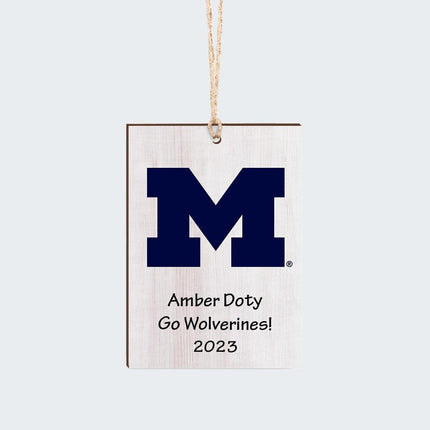 University of Michigan Ornament created by ORNAMENT SHOP