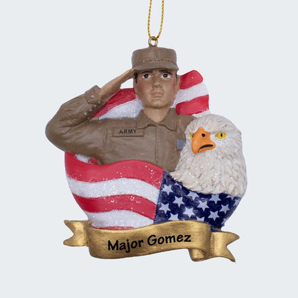 US Army Soldier Ornament created by KURT ADLER and designed by Ornament Shop