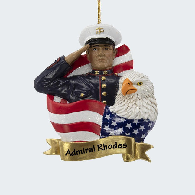 USMC Marine Ornament created by KURT ADLER and designed by Ornament Shop
