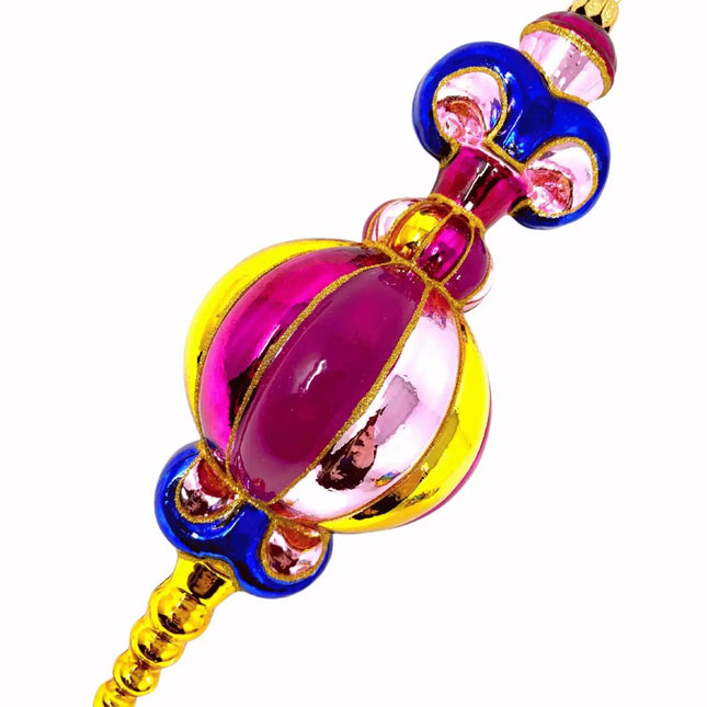 Venetian Capulet Hand-Painted Glass Ornament
