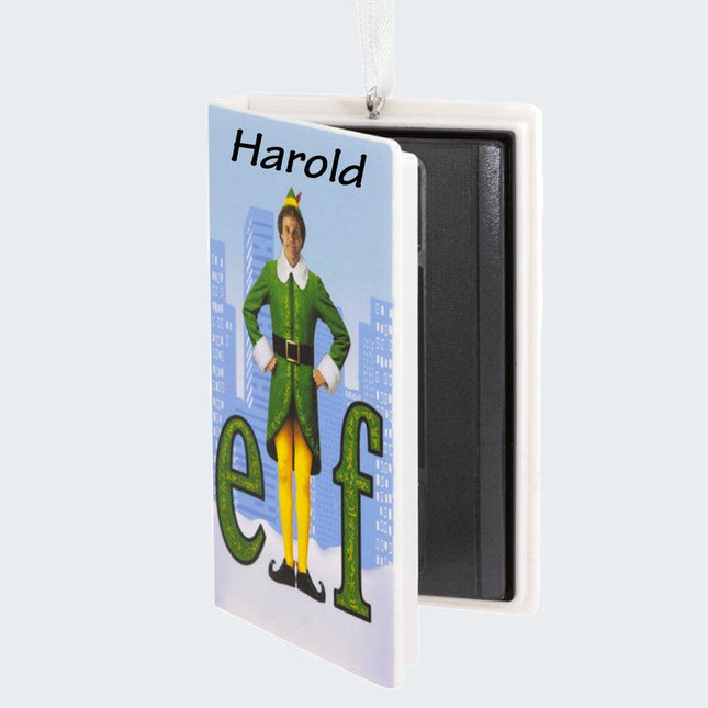 VHS Elf Ornament created by HALLMARK and designed by Ornament Shop