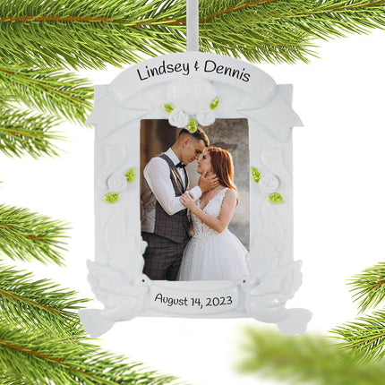 Wedding Frame Ornament Ornament created by RUDOLPH AND ME and designed by Ornament Shop