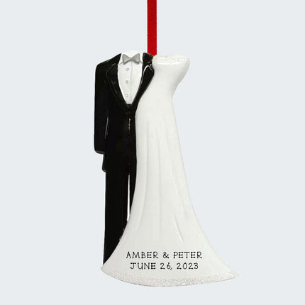 Wedding Gown and Tux Ornament created by RUDOLPH AND ME and designed by Ornament Shop