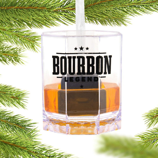 Whiskey Glass Bourbon Legend Ornament created by HALLMARK and designed by Ornament Shop