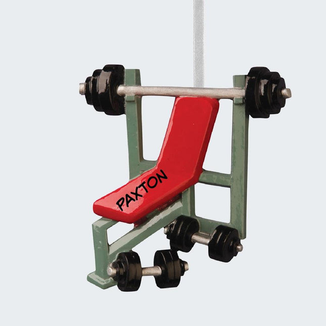 Workout Bench Press Ornament created by ORNAMENT SHOP