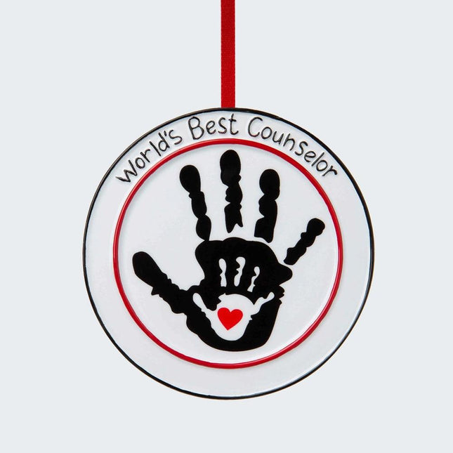 Worlds Best Counselor Ornament created by ORNAMENT SHOP