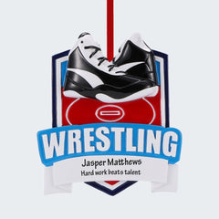Wrestling Shield Ornament created by ORNAMENT SHOP
