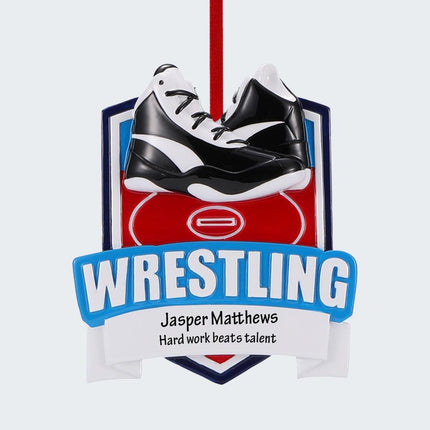 Wrestling Shield Ornament created by ORNAMENT SHOP