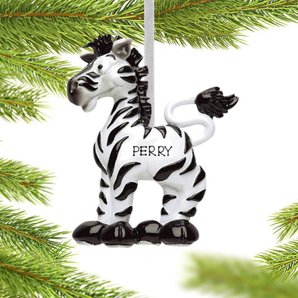 Zebra Ornament created by RUDOLPH AND ME and designed by Ornament Shop